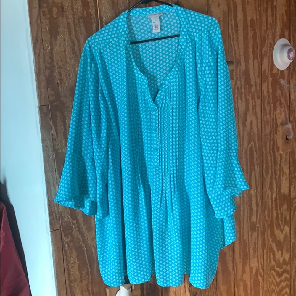 Polka dot blouse